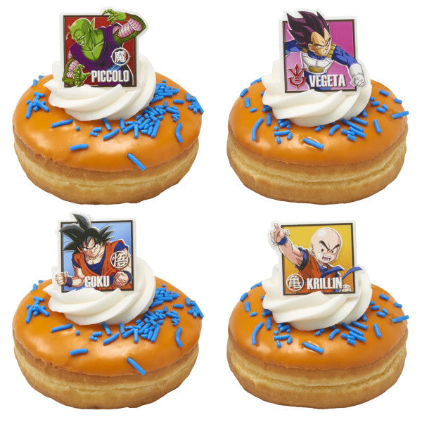 Dragon Ball Z Cupcake Rings - 12 Rings