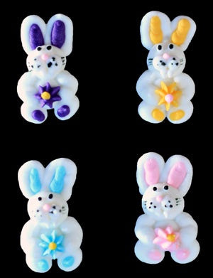 Easter Bunnies - Royal Icing - 4 Pieces