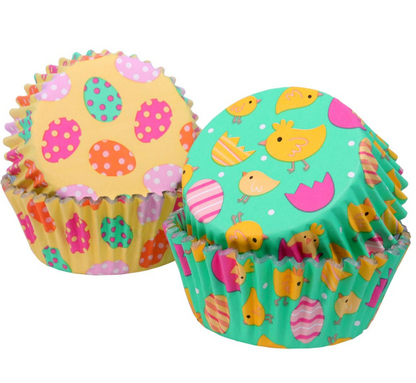 Easter Foil-Lined Cupcake Liners - Easter Chicks (Set of 60)