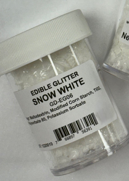 Snow White Edible Glitter