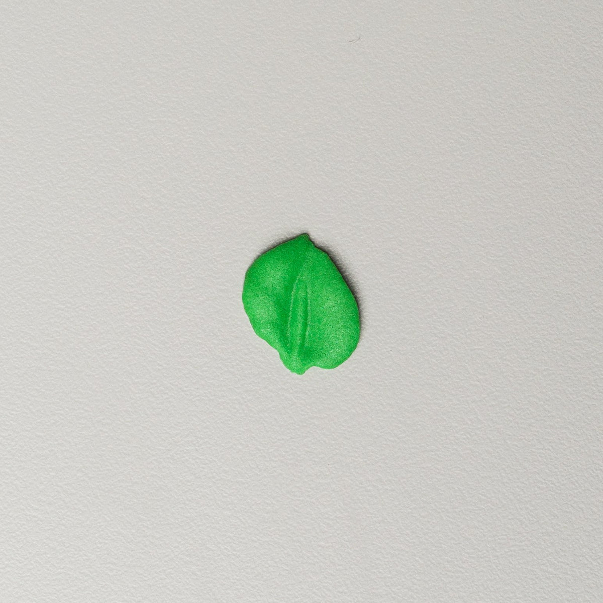 Mini Green Leaves - Royal Icing - 1/2" - 12 Pieces