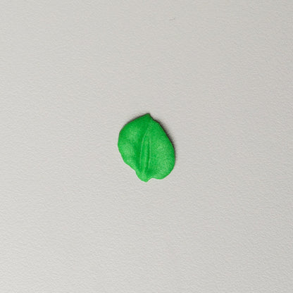 Mini Green Leaves - Royal Icing - 1/2" - 12 Pieces