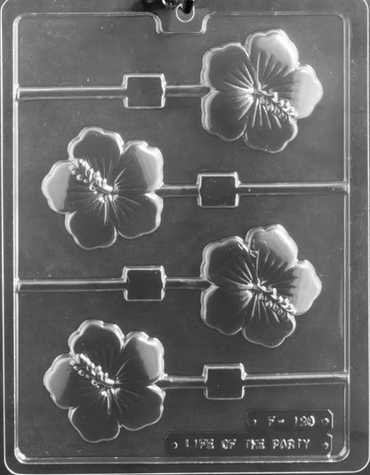 Hibiscus Lollipop Chocolate Mold