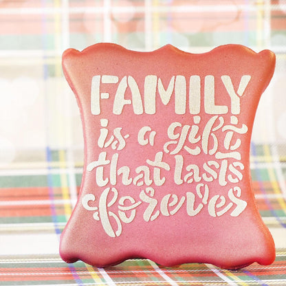 Family Is A Gift Thanksgiving Stencil