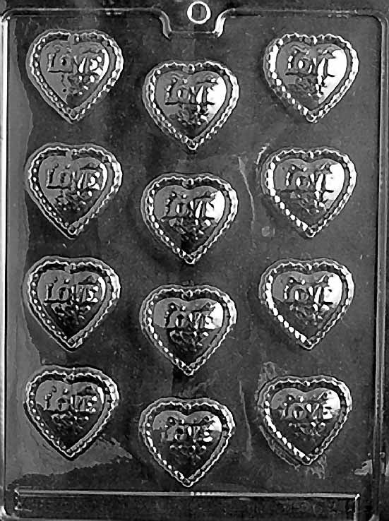 Fancy Heart Chocolate Mold