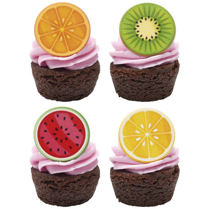 Favorite Fruit Cupcake Rings - 12 Rings