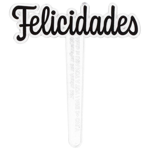Felicidades Cupcake Pick - 1 Piece