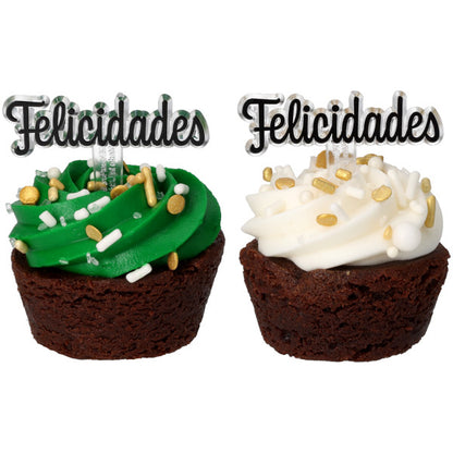 Felicidades Cupcake Pick - 1 Piece