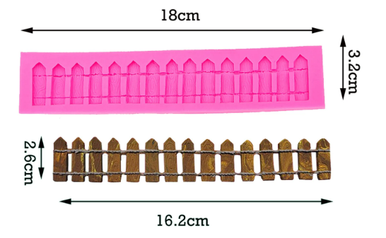 Garden Fence Silicone Mold