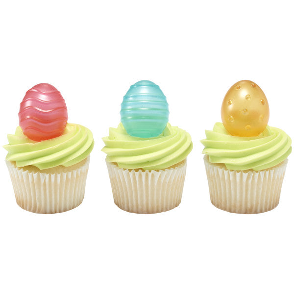 Fillable Easter Eggs Cupcake Rings - 12 Rings