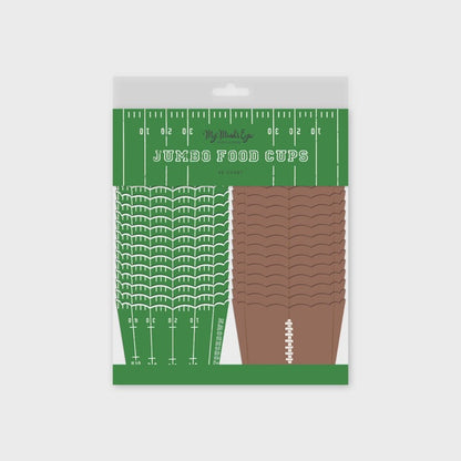 Jumbo Football Baking and Food Cups