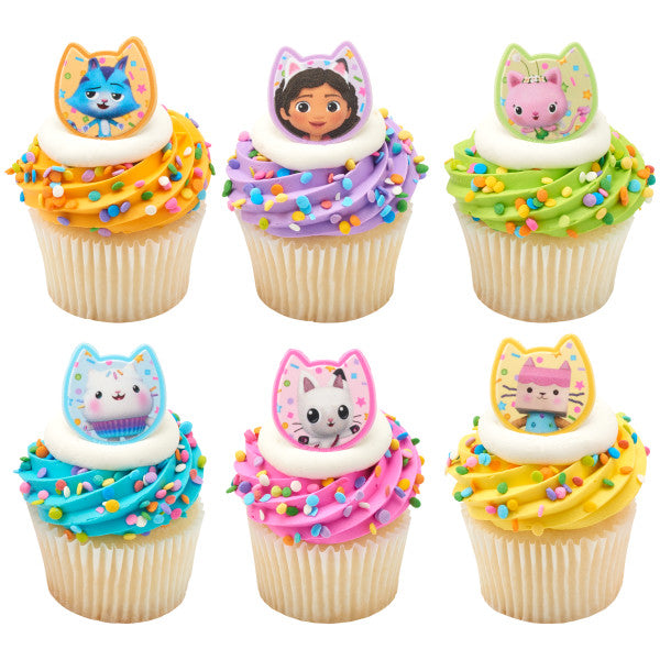 Gabby's Dollhouse Magical Cupcake Rings - 12 Rings – Frans Cake and Candy