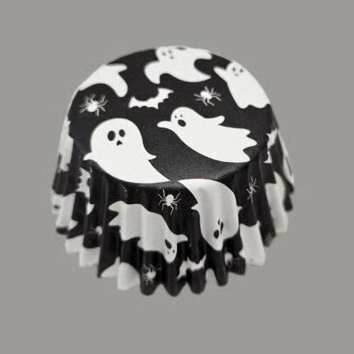 Ghost Halloween Cupcake Liners