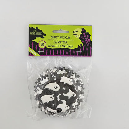 Ghost Halloween Cupcake Liners