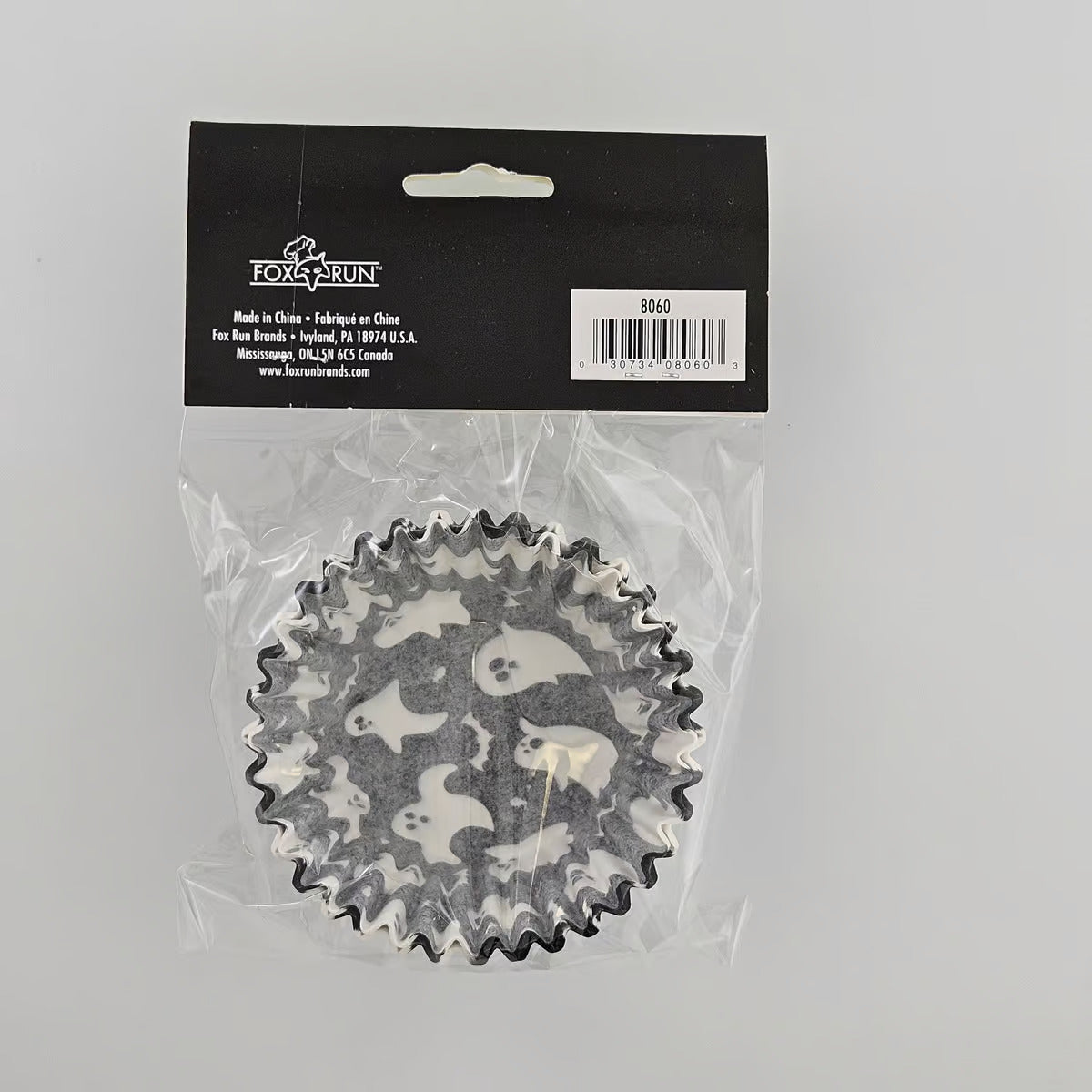 Ghost Halloween Cupcake Liners