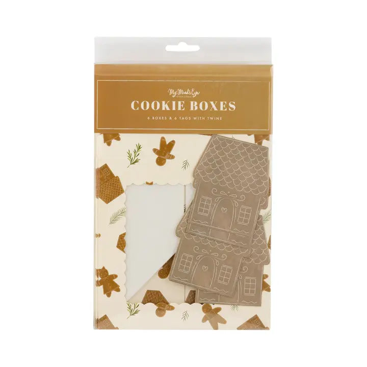 Gingerbread Cookie Boxes - Pack of 6