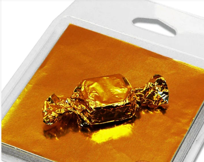 Gold Foil Wrappers 3"x3" - 125 Per Package