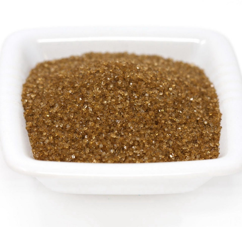 Gold Sanding Sugar, Half LB