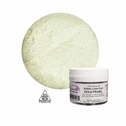Edible Luster Dust - Gold Pearl