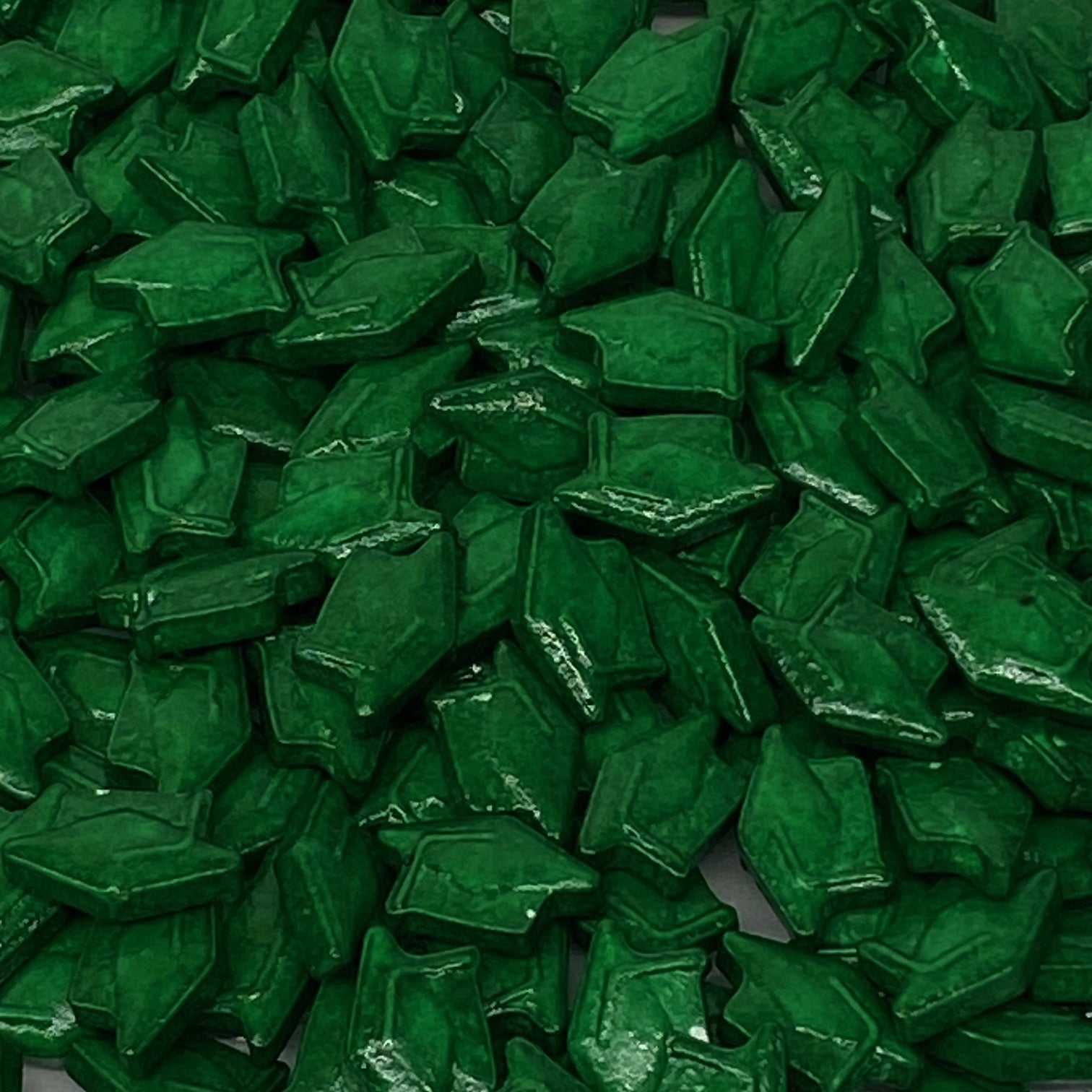 Green Grad Cap Candy Sprinkles