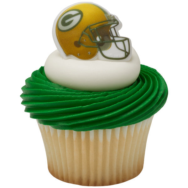 Green Bay Packers Cupcake Rings - 12 Rings