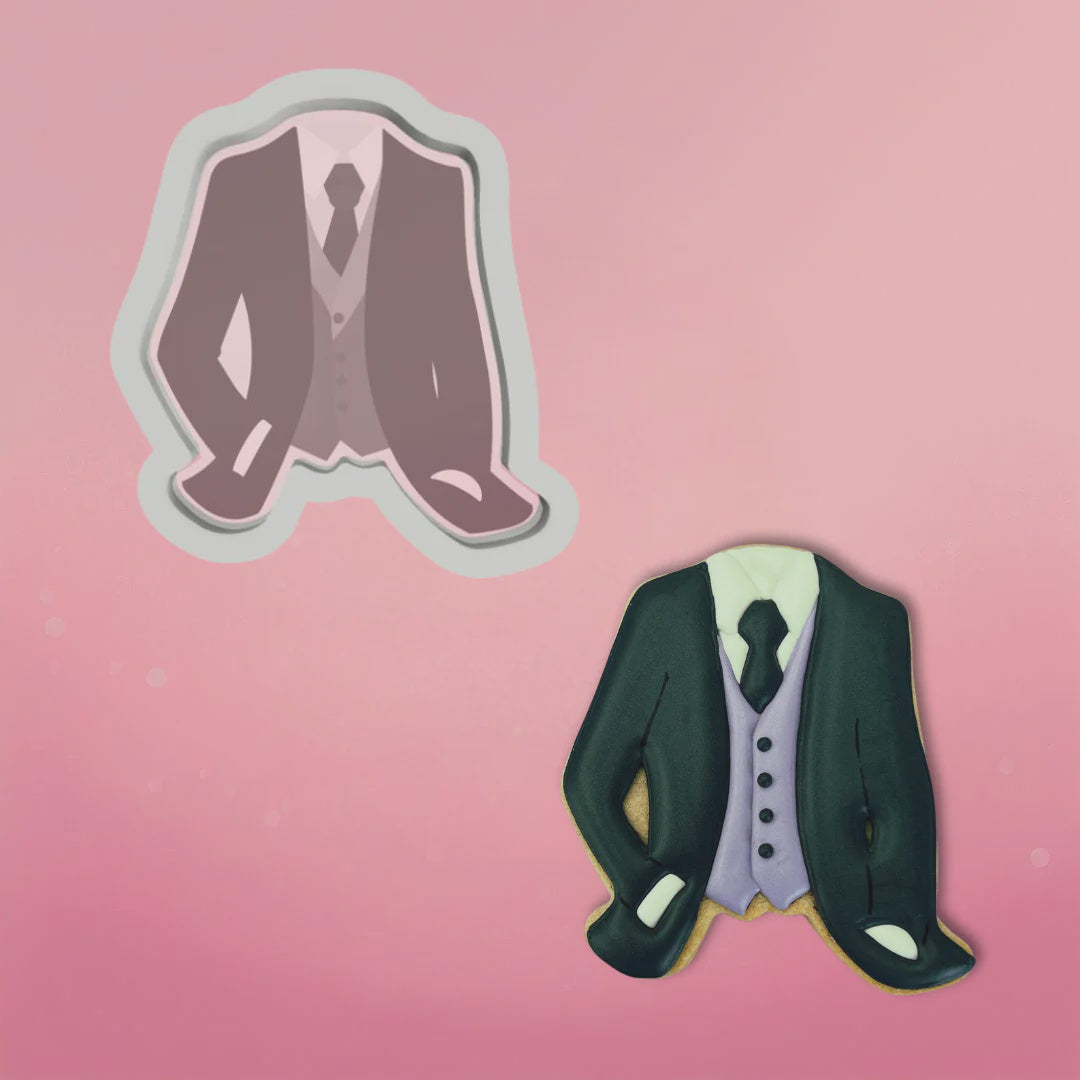 Groom's Suit Cookie Cutter