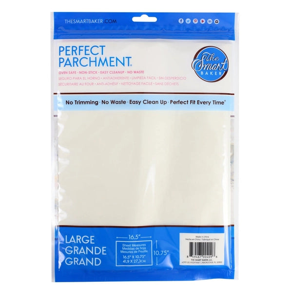 The Smart Baker 11x17 Large Perfect Parchment Sheets