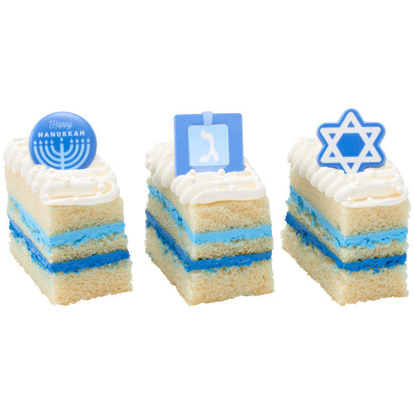 Hanukkah Cupcake Rings - 12 Rings