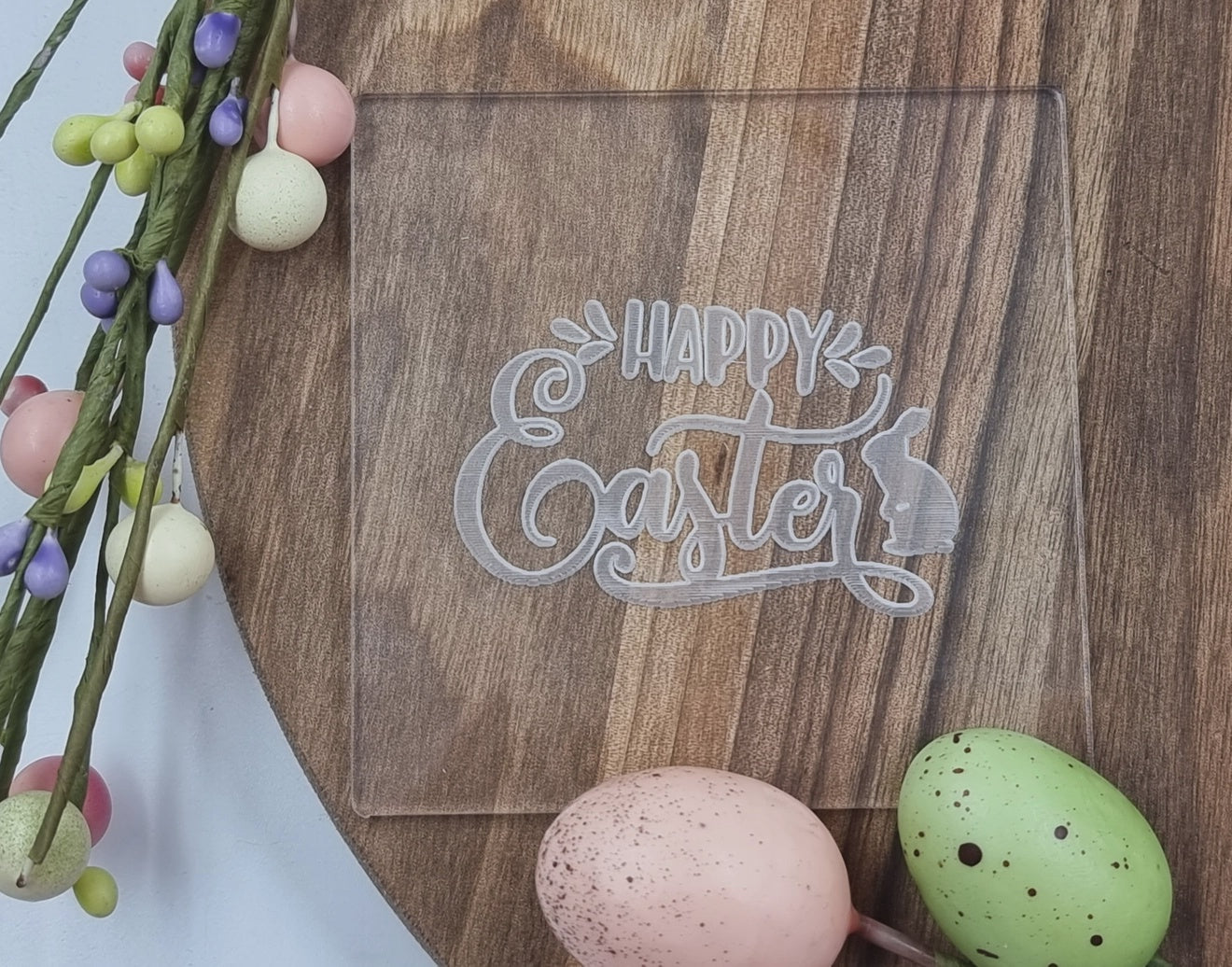 Fondant Debosser - Happy Easter
