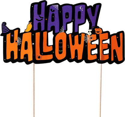 Happy Halloween Cake Topper