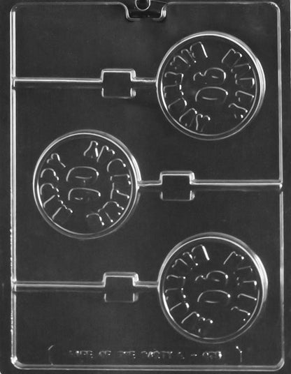 Happy 90th Birthday Lollipop Chocolate Mold