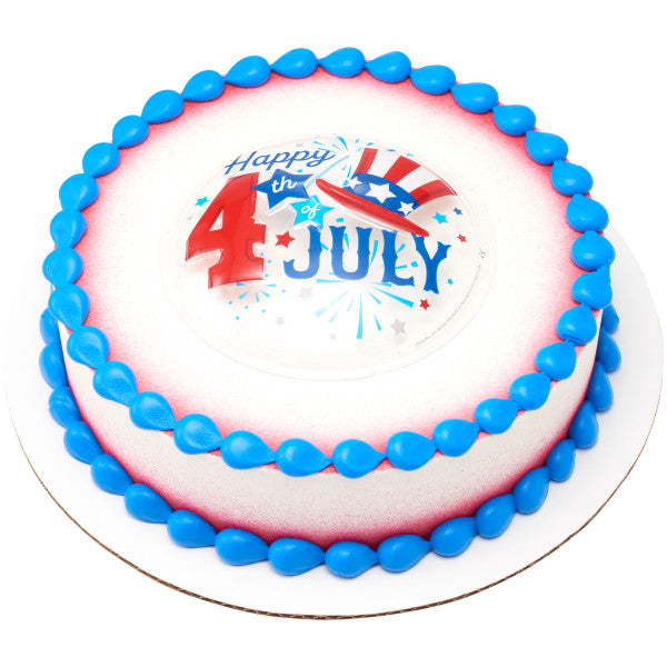 Happy 4th of July Cake Pop Top