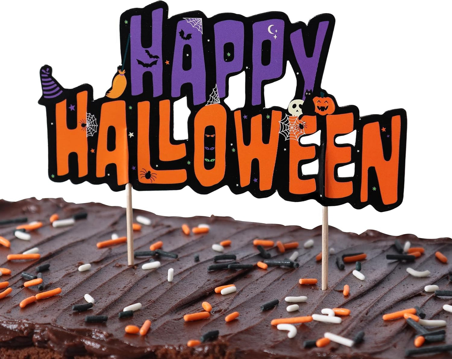 Happy Halloween Cake Topper
