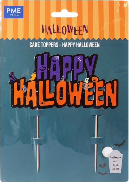 Happy Halloween Cake Topper