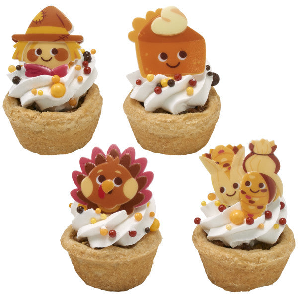 Happy Harvest Cupcake Rings - 12 Rings