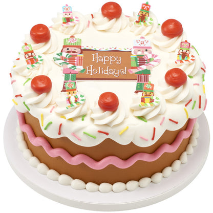Happy Holidays Nutcracker Layon