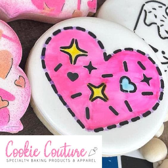 Heart Cookie Paint Your Own Stencil