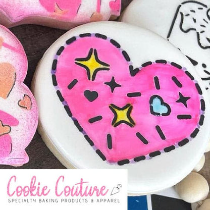 Heart Cookie Paint Your Own Stencil