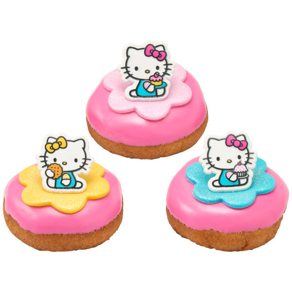 Hello Kitty and Mimmy Cupcake Rings - 12 Rings