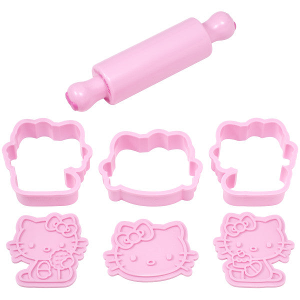 Hello Kitty Play Bake Fun Cake Topper Set