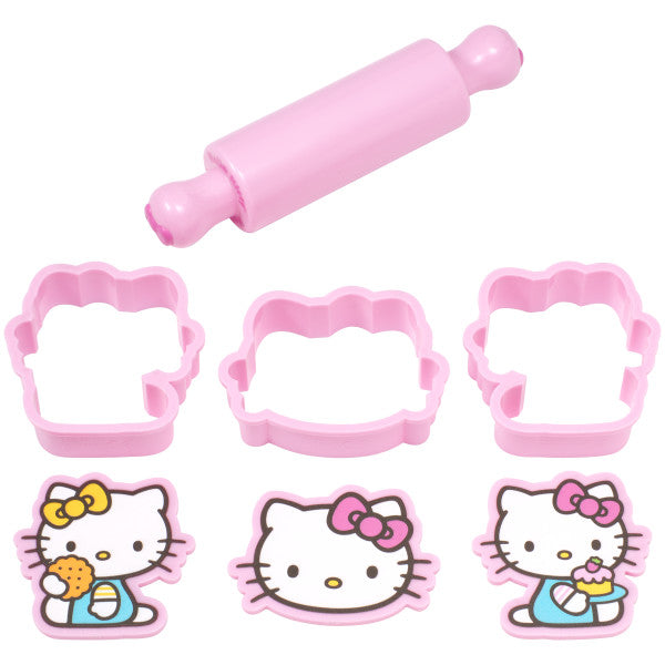 Hello Kitty Play Bake Fun Cake Topper Set