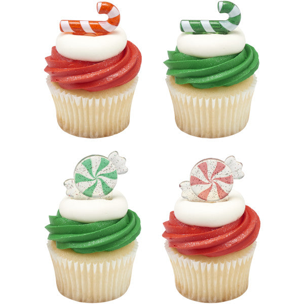Holiday Treats Cupcake Rings - 12 Rings