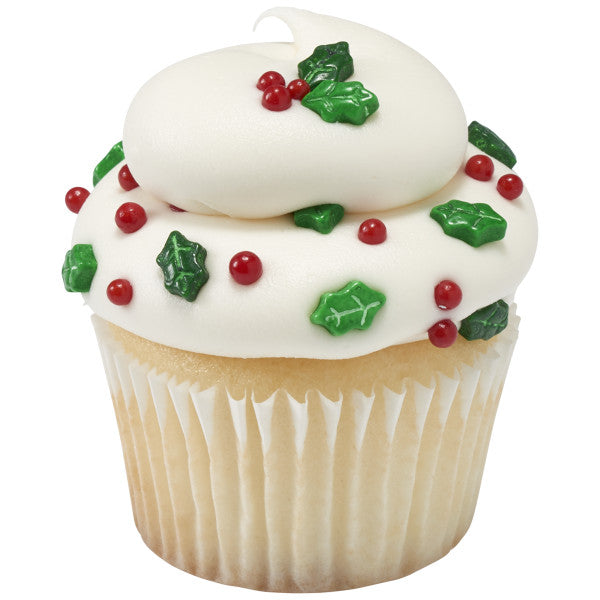 Holly Berries & Leaves Candy Mix, 4oz