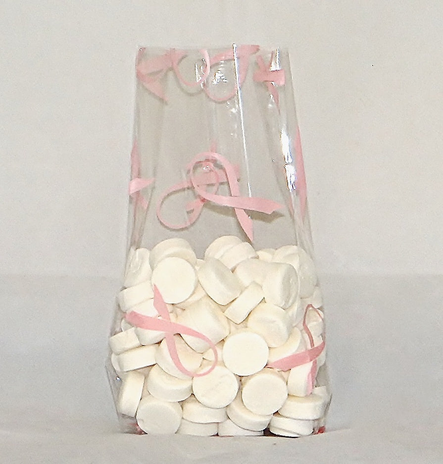 Hope Ribbon Cellophane Treat Bags - 3.5x2.7.5 - 10 Bags