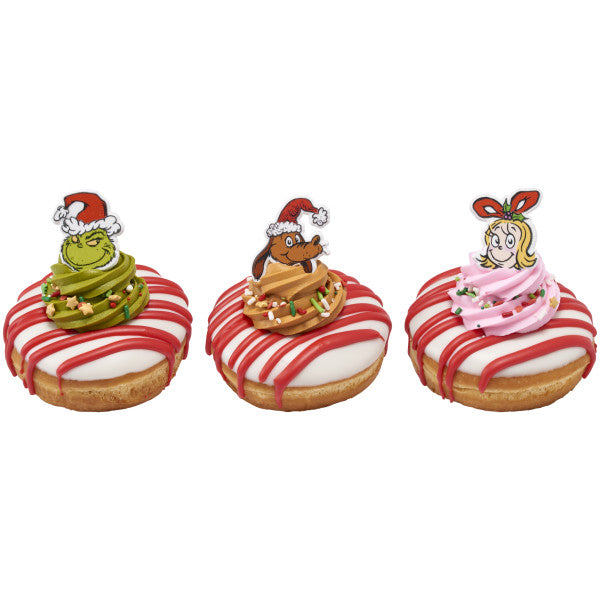 How The Grinch Stole Christmas Cupcake Rings - 12 Rings