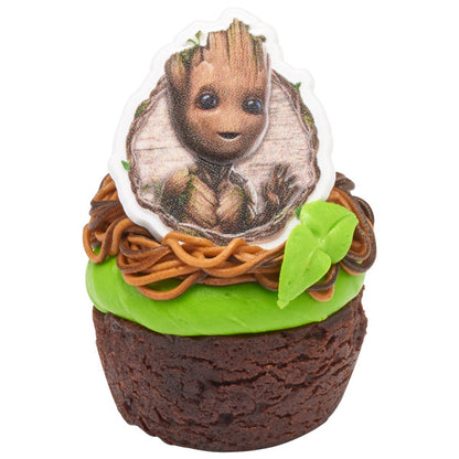 Marvel Studios I Am Groot Cupcake Rings - 12 Rings