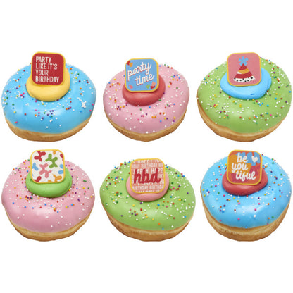 Joyful Expressions Cupcake Rings - 12 Rings