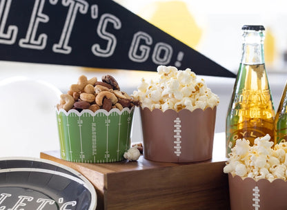 Jumbo Football Baking and Food Cups