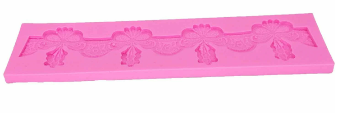 Lace Silicone Mold with Bows