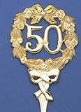 Large Gold 50th Anniversary Pick
